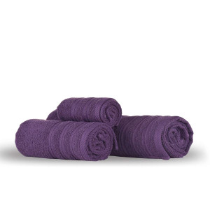 Памучна хавлиена кърпа в тъмно лилаво 30/50 - Алекс Памучна хавлиена кърпа в тъмно лилаво 30/50 - Алекс