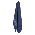 Памучна хавлиена кърпа с бродерия 70/140 Dark blue