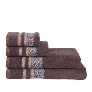 Памучна хавлиена кърпа 40/60 Сафари кафяв Памучна хавлиена кърпа 40/60 Сафари кафяв