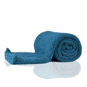 Топло полиестерно одеяло в синьо - Лея