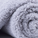 Топло полиестерно одеяло в сиво - Лея