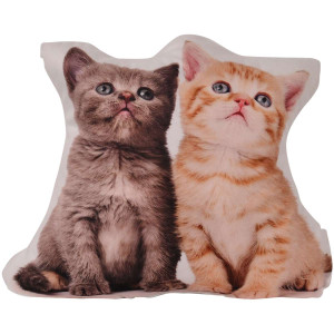 Интериорна възглавница с 3D десен kittens Интериорна възглавница с 3D десен kittens