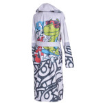 Детски халат за баня - Скейтборд Дино XL