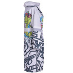 Детски халат за баня - Скейтборд Дино XL