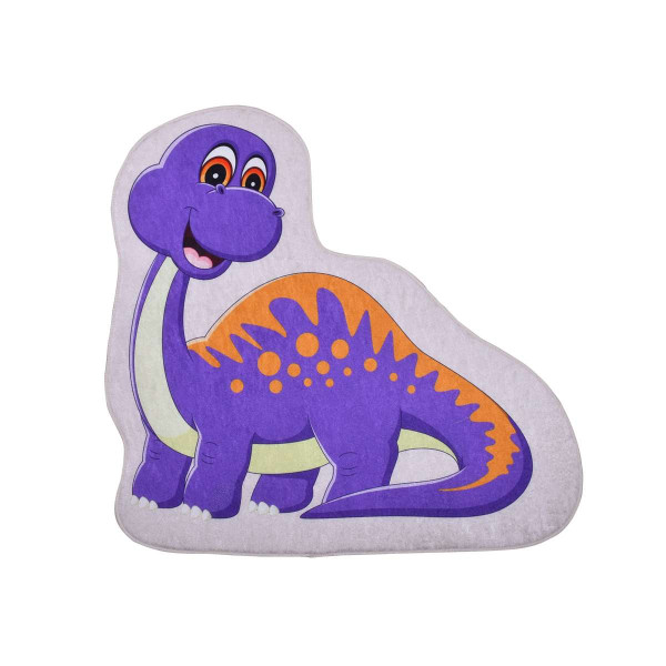 Килимче за детска стая 3D Лилав динозавър 
