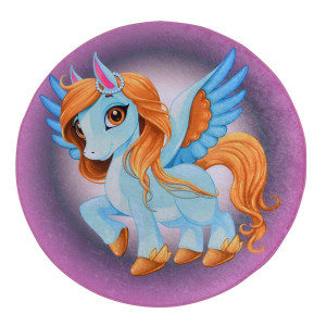 Килимче за детска стая 3D Конче