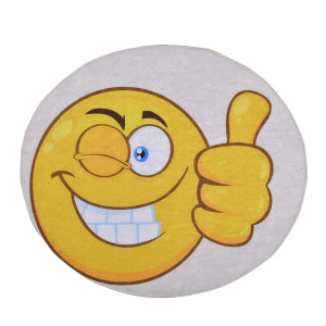 Детско килимче 3D  - усмивка