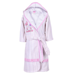 Детски халат за баня - Малки зайчета S
