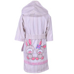 Детски халат за баня - Малки зайчета S