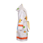 Детски халат за баня - Жълто бухалче L