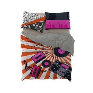 Детско спално бельо от ранфорс Диско