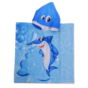 Детско пончо за баня - Shark L Детско пончо за баня - Shark L