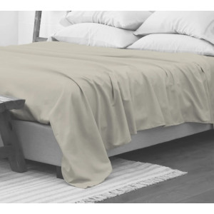 Долен чаршаф Екрю 220х240 см. - Ранфорс