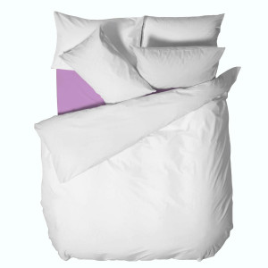 Лилав ранфорс чаршаф 220/240 