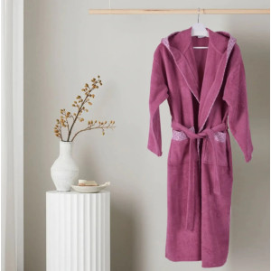 Розов халат L с качулка SHIK Розов халат L с качулка SHIK