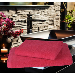 Хавлиена кърпа 50х90 см. Комфорт Розово