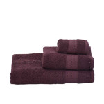 Памучна хавлиена кърпа за баня Диана - Тъмно кафяво
