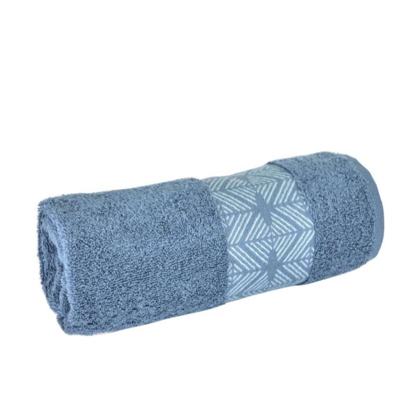 Памучна хавлиена кърпа за баня Ева Синя