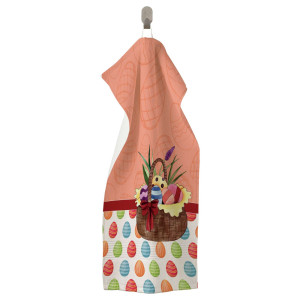 Кърпа с великденски десен Великденска кошница