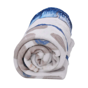 Красиво топло одеяло с принт 120/150 - Free