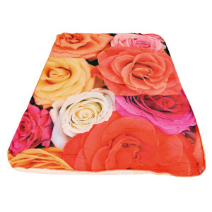 Красиво топло одеяло Pink bouquet