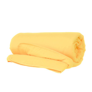 Жълта олекотена завивка от микрофибър 200/210 с двойна вата 