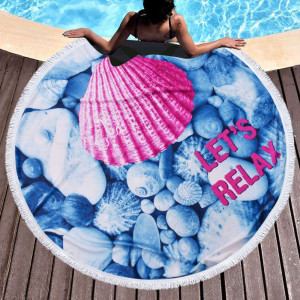Кръгла кърпа за плаж Relax Кръгла кърпа за плаж Relax