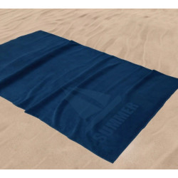 Голяма плажна кърпа Summer - Петрол 