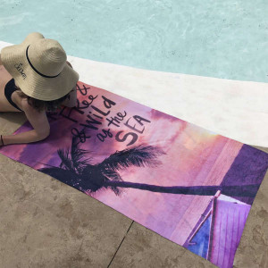 Модерна кърпа за плаж - До морето Модерна кърпа за плаж - До морето