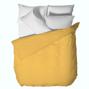 Жълт плик за завивка 150х220 см. - Ранфорс