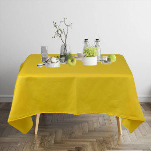 Покривка за маса 100х150 см. Леа жълто