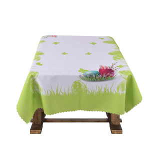 Покривка с великденски десен в зелено 150/200 Покривка с великденски десен в зелено 150/200