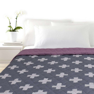 Микрофибърно шалте Сив Плюс