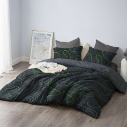 Единичен спален комплект Фантазия - памучен сатен