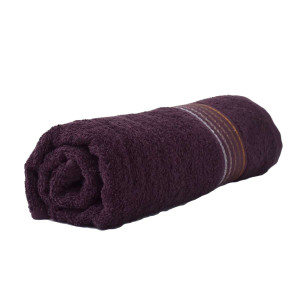 Памучна кърпа за тяло в кафяв цвят Памучна кърпа за тяло в кафяв цвят