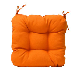 Оранжева възглавница за стол 45