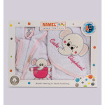 Памучен бебешки комплект за баня - Слонче