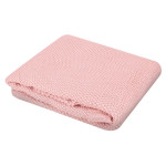 Бебешко плетено памучно одеяло – Soft Pink