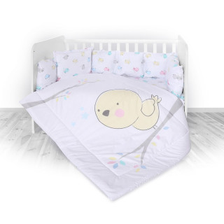 Бебешки спален комплект с обиколник Chicks - 70х140 см.
