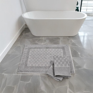 Постелка за баня Оливия 50х70 см. - Сиво Постелка за баня Оливия 50х70 см. - Сиво