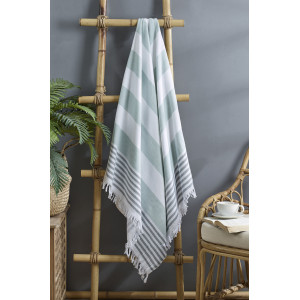 Зелена плажна кърпа Пещемал 90х170 см.  Зелена плажна кърпа Пещемал 90х170 см.