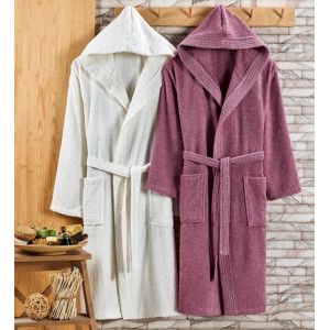 Комплект халати Ash/White Комплект халати Ash/White