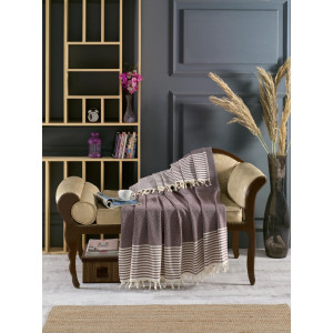 Одеяло с ресни 170/210 лилаво Одеяло с ресни 170/210 лилаво