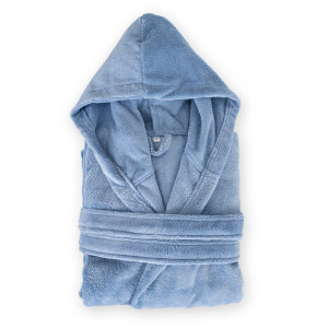 Халат в сиво с бамбукова мекота Финес  Халат в сиво с бамбукова мекота Финес