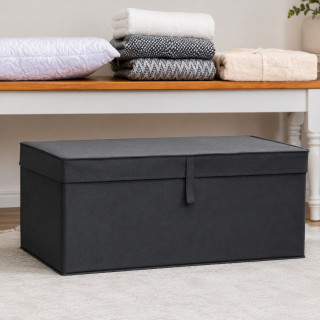 Голям текстилен органайзер за съхранение Anthracite – 70х40х30 см.