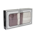 Комплект халати с кърпи в кутия Андора 