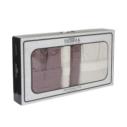 Комплект халати с кърпи в кутия Андора 