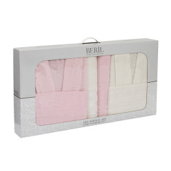 Комплект халати с кърпи в кутия Белисима 