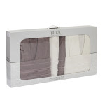 Комплект халати с кърпи в кутия Империо 