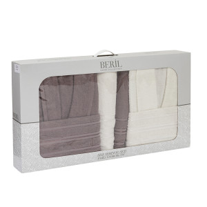 Комплект халати с кърпи в кутия Империо 